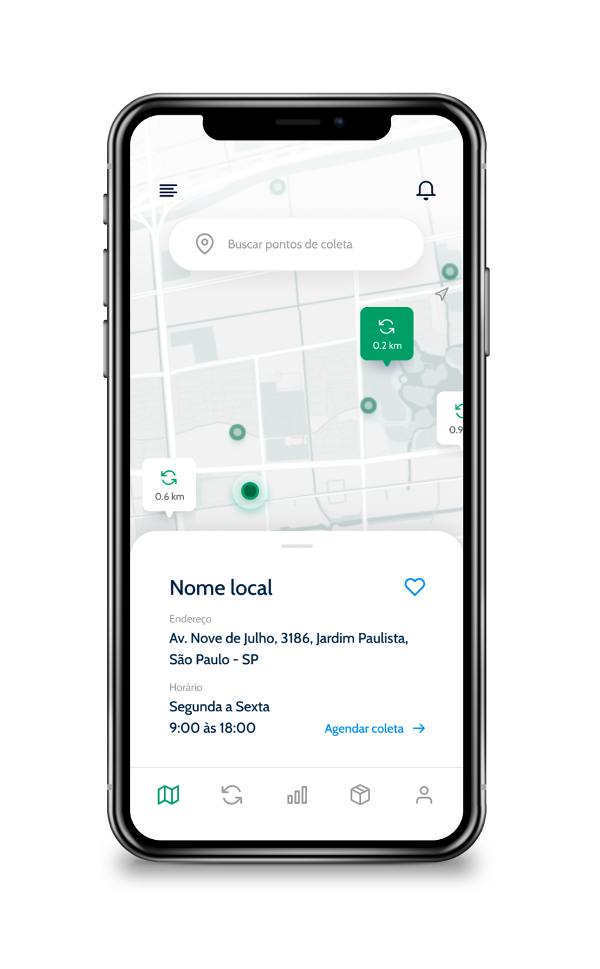 be.cycle app printscreen