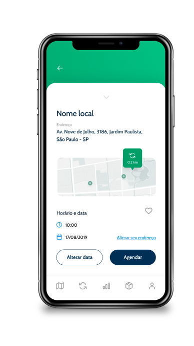 be.cycle app printscreen
